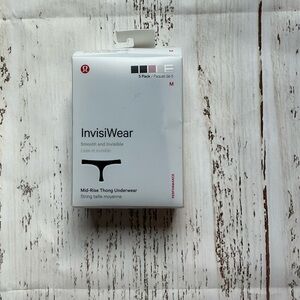 5 Pack Lululemon InvisiWear Mid-Rise Thongs